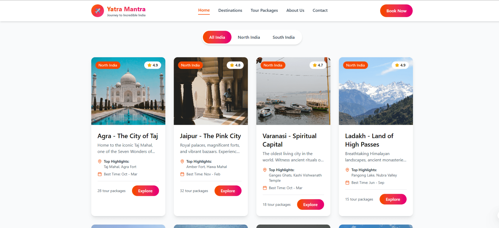 Travel Booking Experience